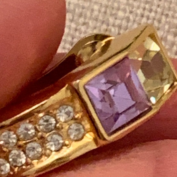 Christian Dior Crystal Clip On Earrings - Picture 11 of 11